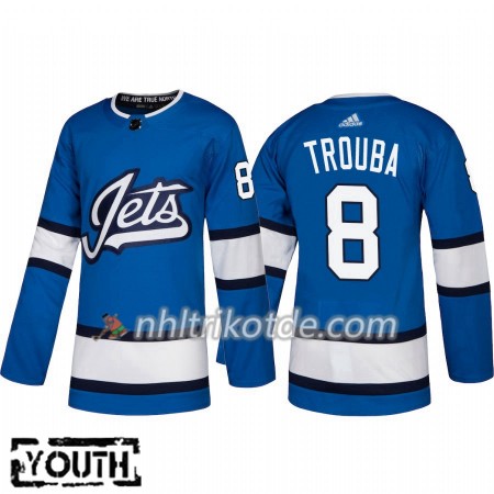 Winnipeg Jets Trikot Jacob Trouba 8 Adidas Alternate 2018-19 Authentic - Kinder
